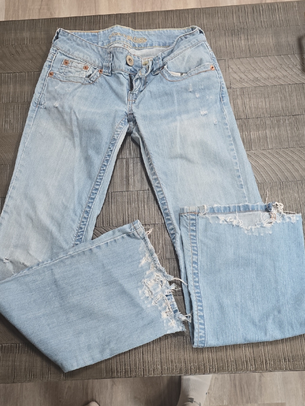 Light Blue Distressed Women’s Jeans